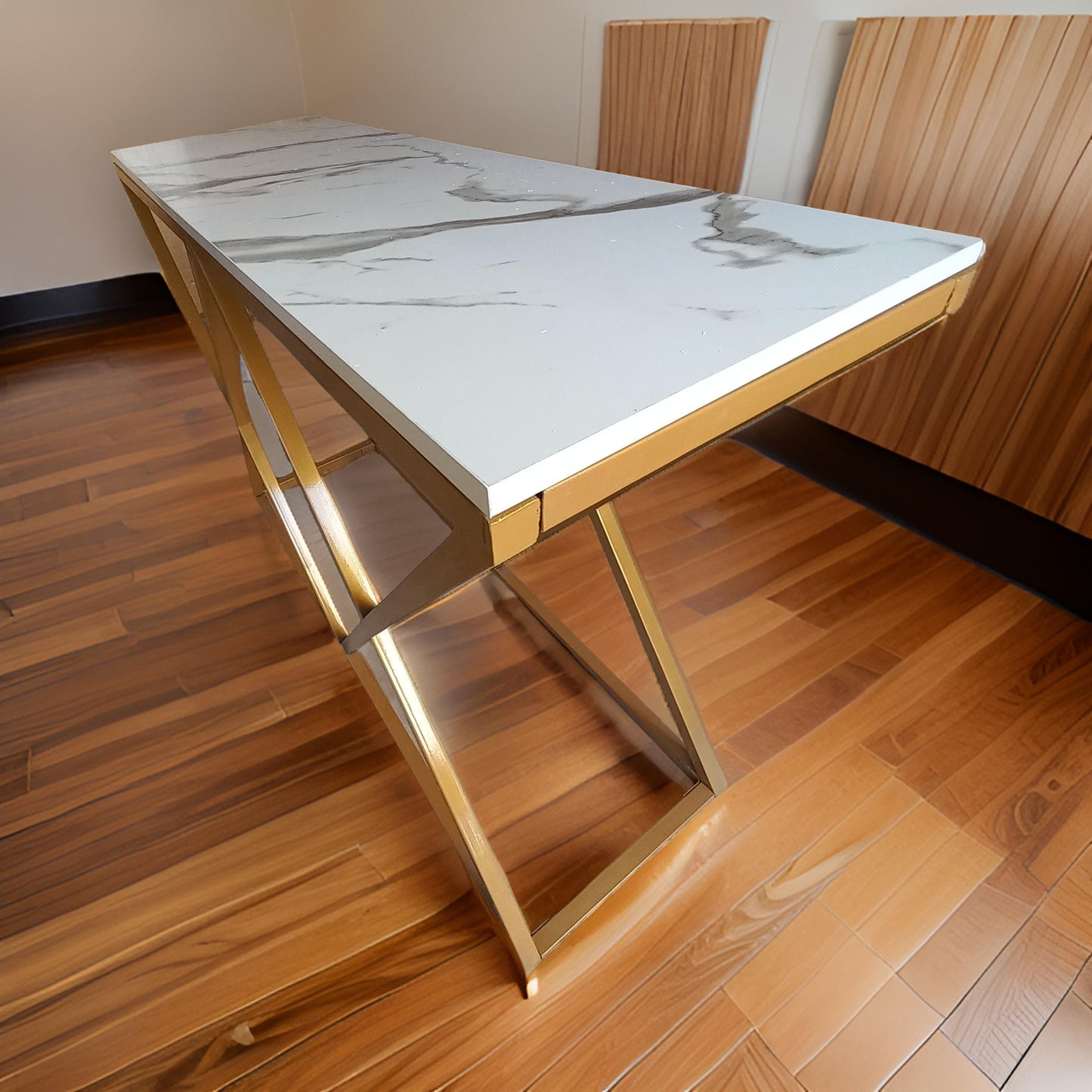 Metal Console Table for Home Décor | End Table Side Table Bedside Table Living Room & Bedroom Office Home.