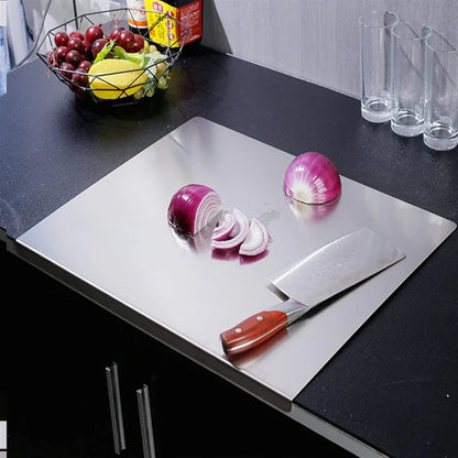 Premium Food-Grade Stainless Steel Cutting Board For Kitchen Counter