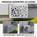 Custom CNC Laser Cut Outdoor AC Cover