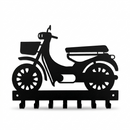 Vintage Scooter Moped Metal Wall Key Holder
