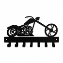 Custom Chopper Motorcycle Metal Wall Key Holder