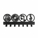 Retro Music Icons Metal Wall Key Holder