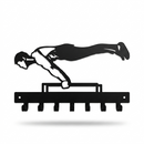 Calisthenics Planche Gymnast Metal Wall Key Holder