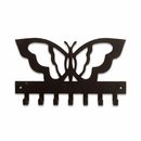 Symmetric Monarch Butterfly Metal Wall Key Holder