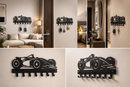 Formula 1 racing car silhouette metal wall key holder with 7 hooks by Metal Studio