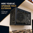 Custom CNC Laser Cut Outdoor AC Cover