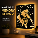 Custom LED Metal Photo Frame | Personalized CNC Laser Cut Wall Art