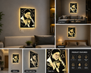 Custom LED Metal Photo Frame | Personalized CNC Laser Cut Wall Art