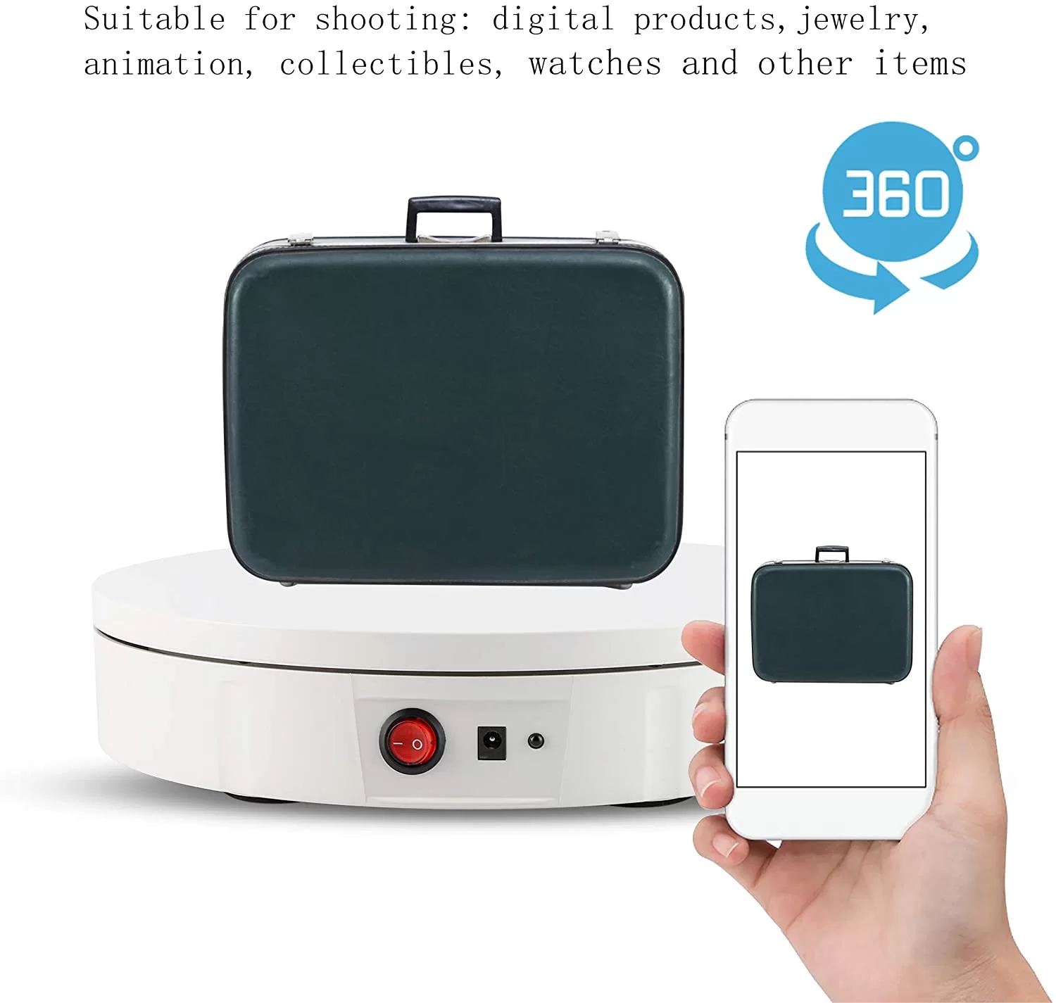 360 Product Display Table Turntable Motorized Rotation